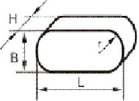 Рис.1. Габаритный чертеж вкладыша фрикционного КД-1426