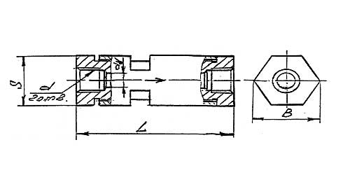 Конструктивная схема указателя УПД-25 (УП-25)
